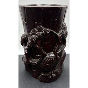 Bonsai Hardwood Root Vase Pen Holder